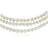 Image 2 : 14KT White Gold Pearl and Diamond Necklace
