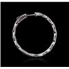 Image 2 : 14KT White Gold 1.50 ctw Diamond Earrings