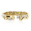 Image 3 : 18KT Yellow Gold 7.80 ctw Diamond Bracelet