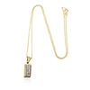 Image 1 : 14KT Yellow Gold 1.50 ctw Diamond Pendant With Chain
