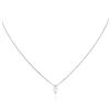 Image 1 : 14KT White Gold 0.49 ctw Diamond Solitaire Necklace