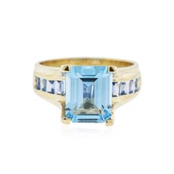 14KT Yellow Gold 4.54 ctw Topaz Ring