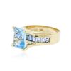 Image 2 : 14KT Yellow Gold 4.54 ctw Topaz Ring