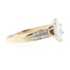 Image 2 : 14KT Yellow Gold 1.35 ctw Diamond Ring