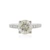 Image 1 : 14KT White Gold 3.09 ctw Diamond Ring