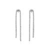 Image 1 : 14KT White Gold 3.60 ctw Diamond Earrings