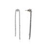 Image 2 : 14KT White Gold 3.60 ctw Diamond Earrings