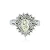 Image 2 : 14KT White Gold 1.04 ctw Diamond Ring