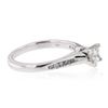 Image 2 : 14KT White Gold 0.66 ctw Diamond Ring