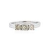 Image 1 : 14KT White Gold 0.75 ctw Diamond Ring
