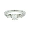 Image 1 : 18KT White Gold 1.32 ctw Diamond Ring