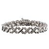Image 1 : 14KT White Gold 1.07 ctw Diamond Bracelet
