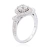 Image 3 : 18KT White Gold 1.55 ctw Diamond Ring