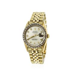 Gents Rolex 18KT Yellow Gold Diamond DateJust Wristwatch