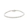 Image 1 : 14KT White Gold 2.37 ctw Diamond Bracelet