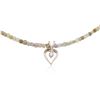 Image 2 : 14KT Yellow Gold 32.99 ctw Rough Diamond Necklace With Charm