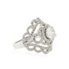 Image 2 : 14KT White Gold 2.17 ctw Diamond Ring