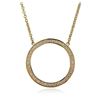 Image 1 : 14KT Yellow Gold 0.90 ctw Diamond Pendant With Chain