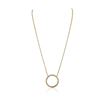 Image 2 : 14KT Yellow Gold 0.90 ctw Diamond Pendant With Chain