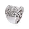 Image 3 : 18KT White Gold 5.27 ctw Diamond Ring