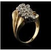 Image 3 : 10KT Yellow Gold 0.95 ctw Diamond Ring