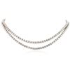 Image 1 : 10KT White Gold 16.59 ctw Diamond Necklace