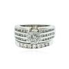 Image 1 : 14KT White Gold 2.79 ctw Brilliant Cut Diamond Wedding Set