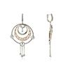 Image 2 : 14KT Two-Tone Gold 2.28 ctw Diamond Earrings