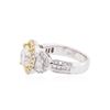 Image 2 : 14KT Two-Tone Gold 3.62 ctw Diamond Ring