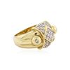Image 2 : 14KT Yellow Gold 0.63 ctw Diamond Ring