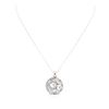 Image 1 : 14KT White Gold 1.76 ctw Diamond Pendant With Chain