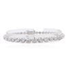 Image 1 : 14KT White Gold 8.91 ctw Diamond Tennis Bracelet