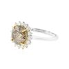 Image 2 : 14KT White Gold EGL USA Certified 6.15 ctw Diamond Ring