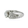 Image 2 : 14KT White Gold 1.15 ctw Diamond Ring