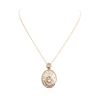 Image 1 : 14KT Rose Gold 2.41 ctw Diamond Pendant With Chain
