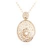 Image 2 : 14KT Rose Gold 2.41 ctw Diamond Pendant With Chain