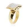 Image 3 : 18KT Yellow Gold 2.48 ctw Diamond Ring