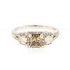 Image 1 : 14KT White Gold EGL USA Certified 1.74 ctw Fancy Brown Diamond Ring