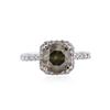 Image 1 : 18KT White Gold EGL INT 2.42 ctw Fancy Brown Diamond Ring