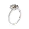 Image 3 : 18KT White Gold EGL INT 2.42 ctw Fancy Brown Diamond Ring