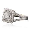 Image 2 : 18KT White Gold 2.55 ctw Diamond Ring