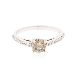 14KT White Gold 0.84 ctw Diamond Ring