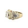 Image 3 : 10KT Two-Tone Gold 1.00 ctw Diamond Ring