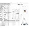 Image 3 : Platinum EGL USA Certified 5.93 ctw Fancy Yellow Diamond Heart Pendant W/ Chain