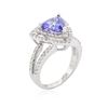 Image 3 : 14KT White Gold 2.27 ctw Tanzanite and Diamond Ring