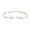 Image 3 : 14KT White Gold 7.60 ctw Diamond Tennis Bracelet