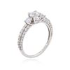 Image 3 : 18KT White Gold 1.50 ctw Diamond Ring