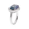 Image 3 : 14KT White Gold 5.81 ctw Tanzanite and Diamond Ring