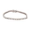 Image 1 : 14KT White Gold 6.05 ctw Diamond Tennis Bracelet