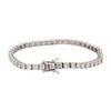 Image 2 : 14KT White Gold 6.05 ctw Diamond Tennis Bracelet